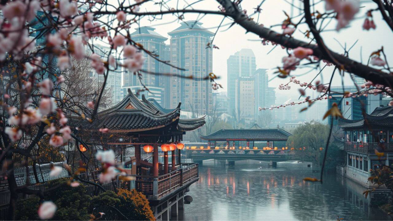 Chengdu in spring Chengdu in spring