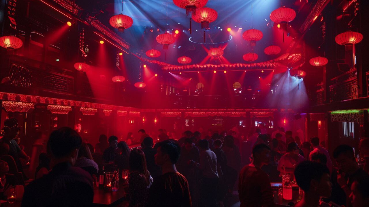 Nightclub in Shanghai Nightclub in Shanghai