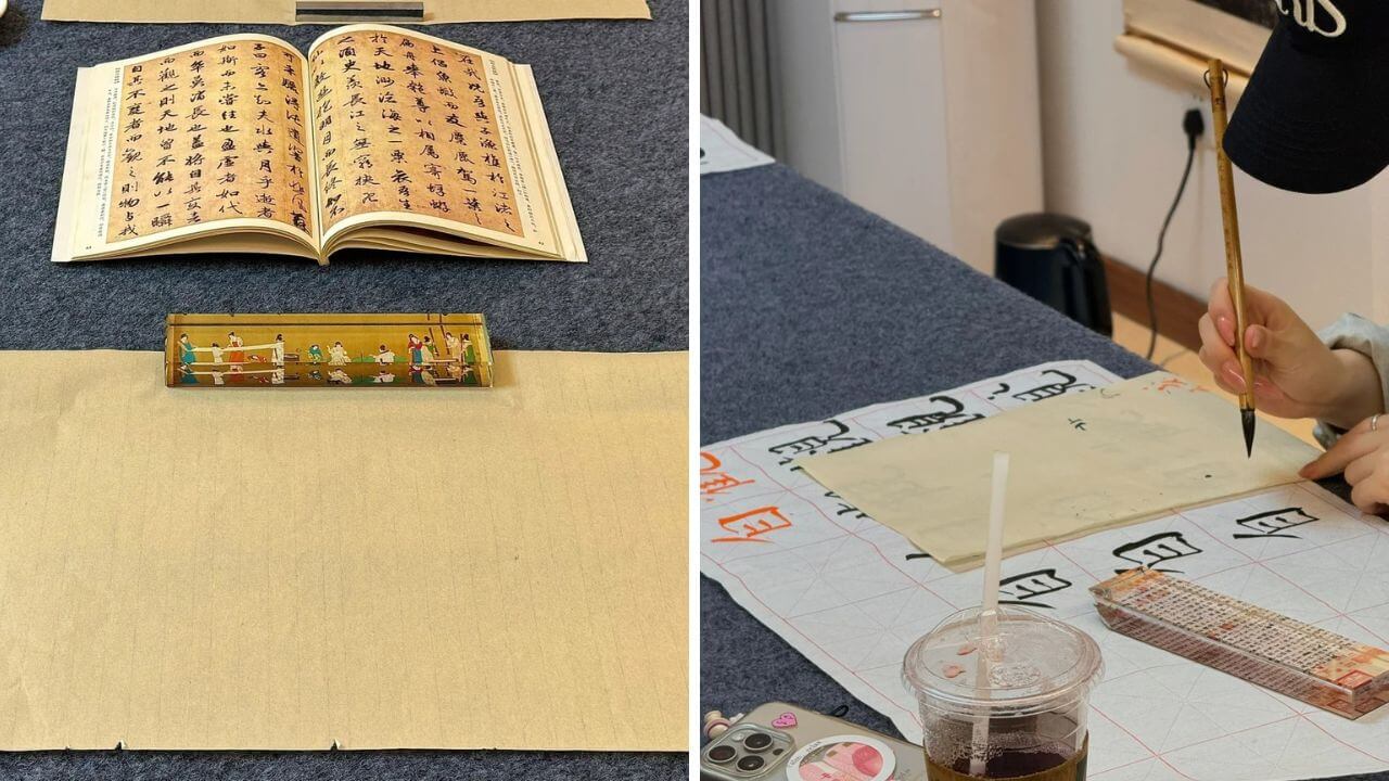 calligraphy class in Xi'an