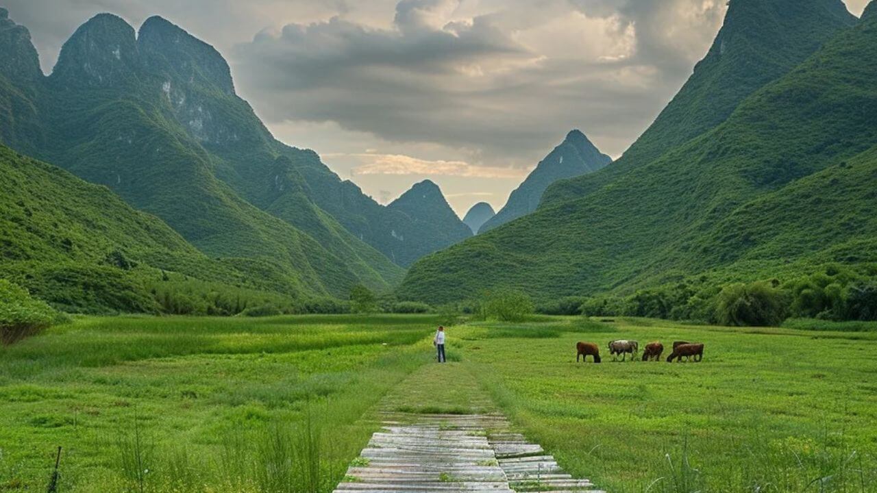 countryside of Yangshuo countryside of Yangshuo